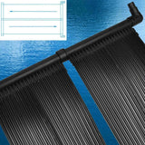 Set of 2 Swimming Pool Solar Panel Heater Sun Powered Heating System Mat Panels