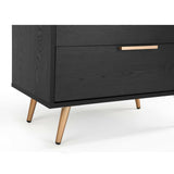 Shangri-La Chest of 4 Drawers - Vienna Collection (BlackGold)