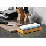 Sharp Pebble Premium Knife Sharpening Stone 2 Side Grit 1000 6000