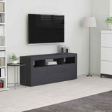 TV Cabinet With Drawers Storage Organizer Home Decor Entertainment Unit Stand