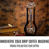 Cold Drip Coffee Maker Oakwood 1000ml 6 Cups Dutch Brew Specialty Machine Wooden