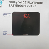 Bodysense Propert Digital Bathroom Scale 200kg Glass Weighing Machine Wide