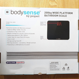 Bodysense Propert Digital Bathroom Scale 200kg Glass Weighing Machine Wide