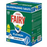 Fairy Platinum All In One Lemon Automatic Dishwashing Tablets 104 Pack