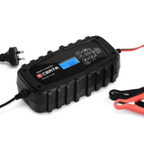 Certa Portable 6V/12V 9-Stage Smart Auto Car Battery Charger 2/4/6.5 Amp Black.