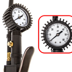 Tyre Pressure Gauge 0-60PSI Air Compressor 4WD Car Tire Inflator Deflator Tool.