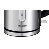 Maxim Kettle 1L MiniSmallCompact Stainless SteelCordlessDocking Station