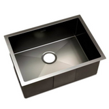 Handmade Nano Sink Stainless Steel Kitchen Black Laundry Cefito 600 x 450 mm