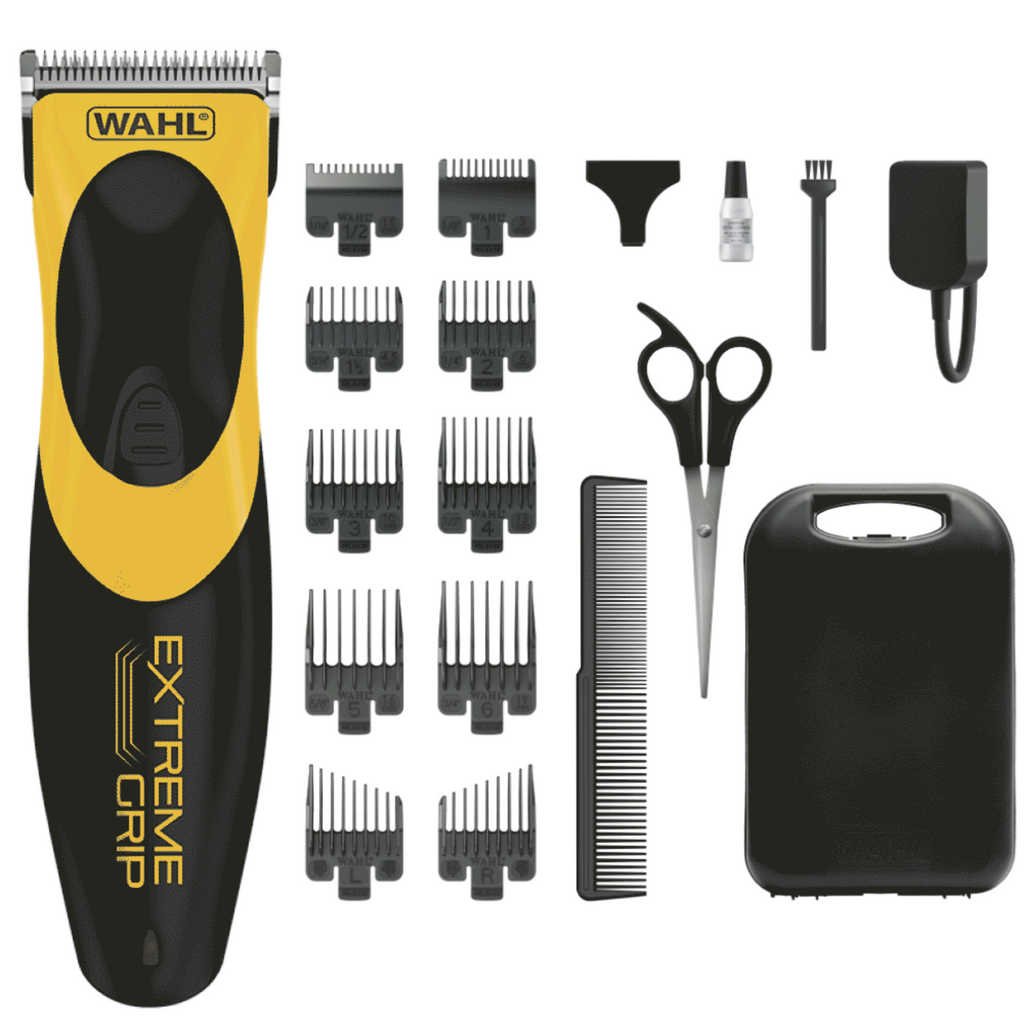 Wahl Extreme Grip Pro Cordless Electric Hair Clipper Rechargeable Mens ...