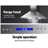 Devanti 1200mm Commercial BBQ Rangehood - Silver