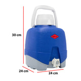 Water Jug Cooler 5L with Lid Insulated Drink Cooler Container Outdoor Picnic