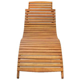 Wooden Outdoor Sun Lounger Pool Lounge Bed Chair Seat Deck Patio Folding