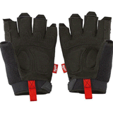 Milwaukee Performance Fingerless Safety Padded Breathable Handy Job Work Gloves