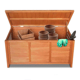 Outdoor Wooden Garden Storage Bench Seat New Home Furniture Entrance Bench Box