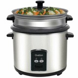 10-Cup Electric Rice Cooker Cook Keep Warm Steamer Non Stick Food 2.3L Silver