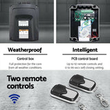 LockMaster Automatic Electric Gate Opener Double Arm Automatic Kit Remote 1000KG