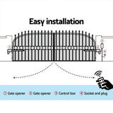 LockMaster Automatic Electric Gate Opener Double Arm Automatic Kit Remote 1000KG