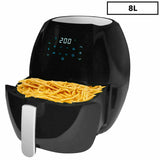 Healthy Choice 8L Digital Air Fryer Electric Compact Airfryer Oil Free Black