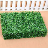 10x Artificial Boxwood Hedge Fake Vertical Garden Mat Faux Greenery Wall Panel