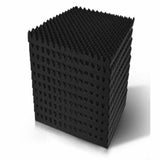 Set of 60 Eggshell Acoustic Foam Soundproofing Tiles Studio Treatment Panels